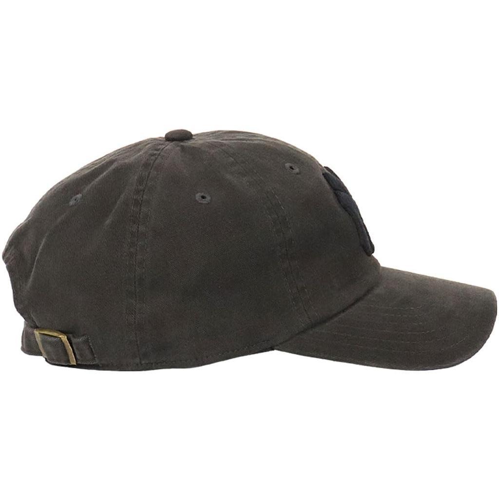 [American Needle] Cap Brooklyn Eagles Negro League NY Logo Hat Men's Women's Low Cap Reprint Unisex All Black