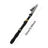 1.3-2.3m Mini Travel Rod Lightweight Compact Design Portable Collapsible Fishing Pole Super Short for Saltwater and Freshwater
