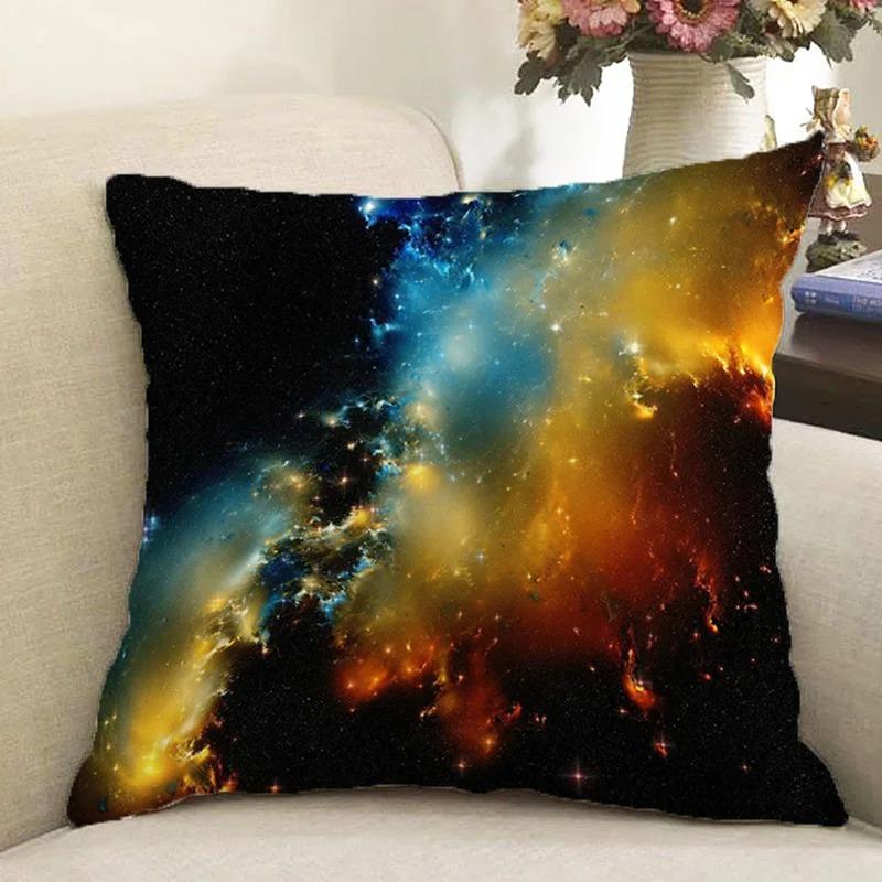 Universe Galaxy Decorative Pillowcase Office Living Room Car Ornaments Home Pillowcase