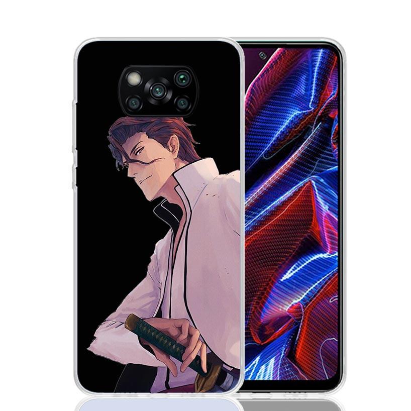 Bleach Aizen Sousuke Case Phone Cover for Xiaomi Redmi Note 10 9 9S 8 8T 7 5 Pro Mi 12T 11T 10T 9T 12 11 Lite A3 A2 Trend Fundas