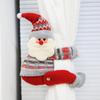 Christmas Snowman Santa Claus Elk Cartoon Doll Decoration Curtain Buckle