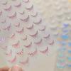Punk Irregular Lines Metal Silver Stripe Lines Rhinestone 5D Nail Art Sticker Self Adhesive Decoration Manicure Decal DIY
