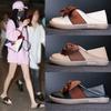 [2025] 2025 Bow Women's Flat-soled Single Shoes Wear Two Casual Soft-soled Shoes with One Pedal