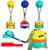 Pet Suction Cup Food Dispensing Sound Ball and Teething Pull Rope Toy