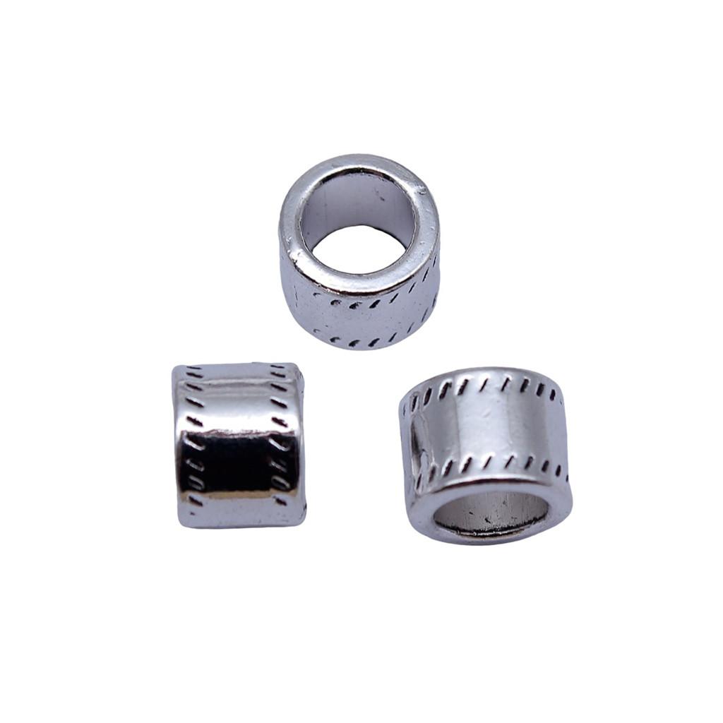 Tribal Pattern Tube Beads Charms Braided Spacer Beading For Jewelry Materials
