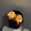 Colorful Handmade Flower Hair Clip for Women Boho Style Floral Hairpin Barrette for Wedding Festival Party Hair Accessories
