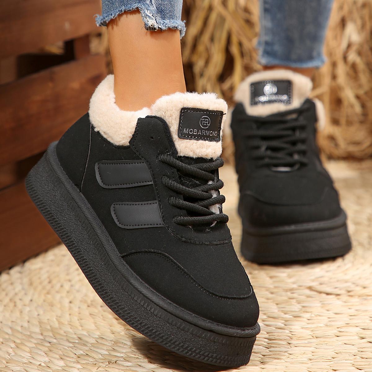 

Новые женские ботинки, повседневные туфли на плоской подошве, зимние плюшевые замшевые теплые кожаные туфли, зимняя обувь для прогулок на открытом воздухе, нескользящая обувь 40