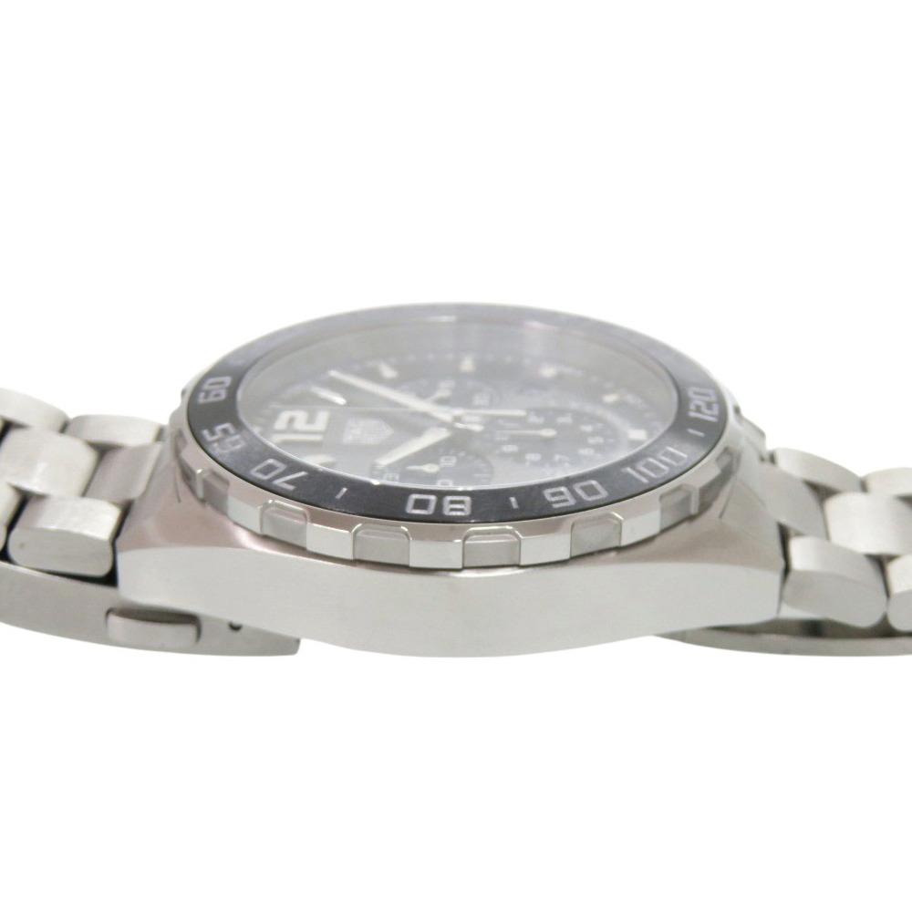 Used AUTHENTIC TAG HEUER CAZ1011 Formula 1 Gray Silver SS Ceramic Quartz Wristwatch