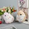 Adorable Creative Hamster Plush Keychain Toy For Cute Animal Lovers 11cm