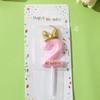 1st Birthday Bow Candle - Little Fairy Cake Decoration