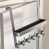 Door Back Hooks For Hanging Coat Bags Towels Heavy Duty Rustproof Over The Door Hanger Organizers Space Saving Home Storage