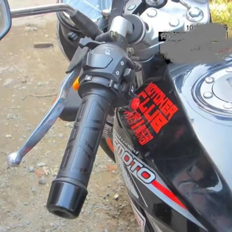 Zmart Universal Motorcycle 22mm Hand Molded ATV Temperature Heated Handlebar Temperature Winter Handle Hand Motorcycle Accessories Warmers, Grips,