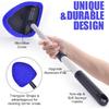 Windshield Cleaner, Car Windshield Cleaning Tool With 3 Reusable And Washable Microfiber Pads And Extendable Handle Microfiber Car Window Cleaner