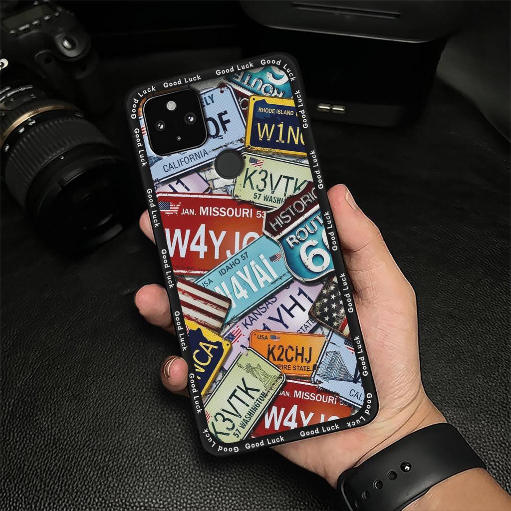 Anti-dust Full Wrap Phone Case For Google Pixel 4A 5G Protective Soft Case Fashion Design Cover Back Cover Cartoon TPU