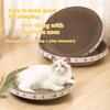 Round cat scratching basin