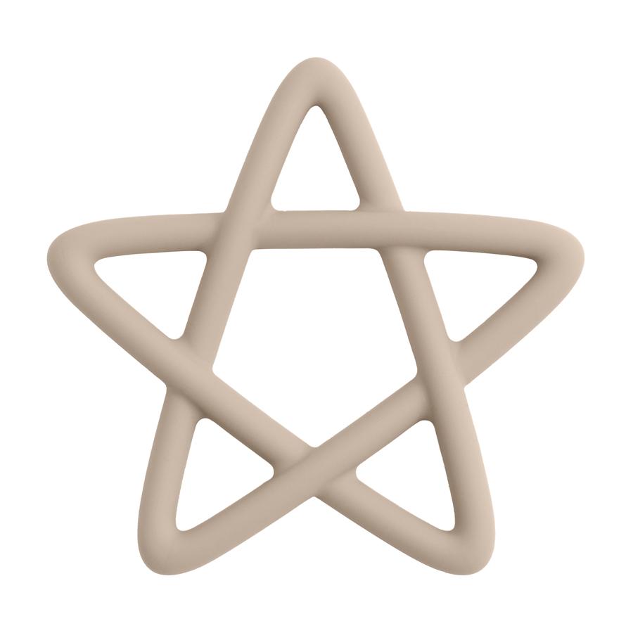 Baby Silicone Teethers Toy Food Grade Newborn Pacifier Molar Chewing Teething Toy Cartoon Star Baby Grip Training Toy