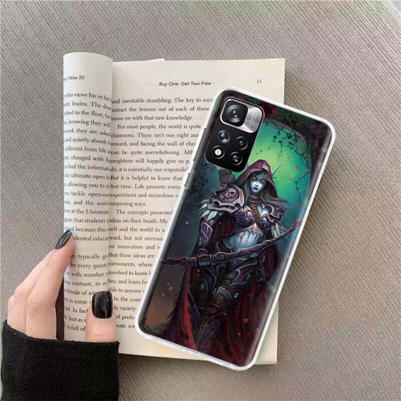

Чехол для телефона W-World Of W-Warcraft Эльф Для Xiaomi Poco F7 14 Ultra Mi 15 10 11 Lite X7 X6 X5 X3 M5S M6 10T 11T F6 F5 Pro F4 GT Xiaomi 15