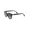 Logo Design Runde Sonnenbrille Damen Sonnenbrille Schwarz FE40208F-01F