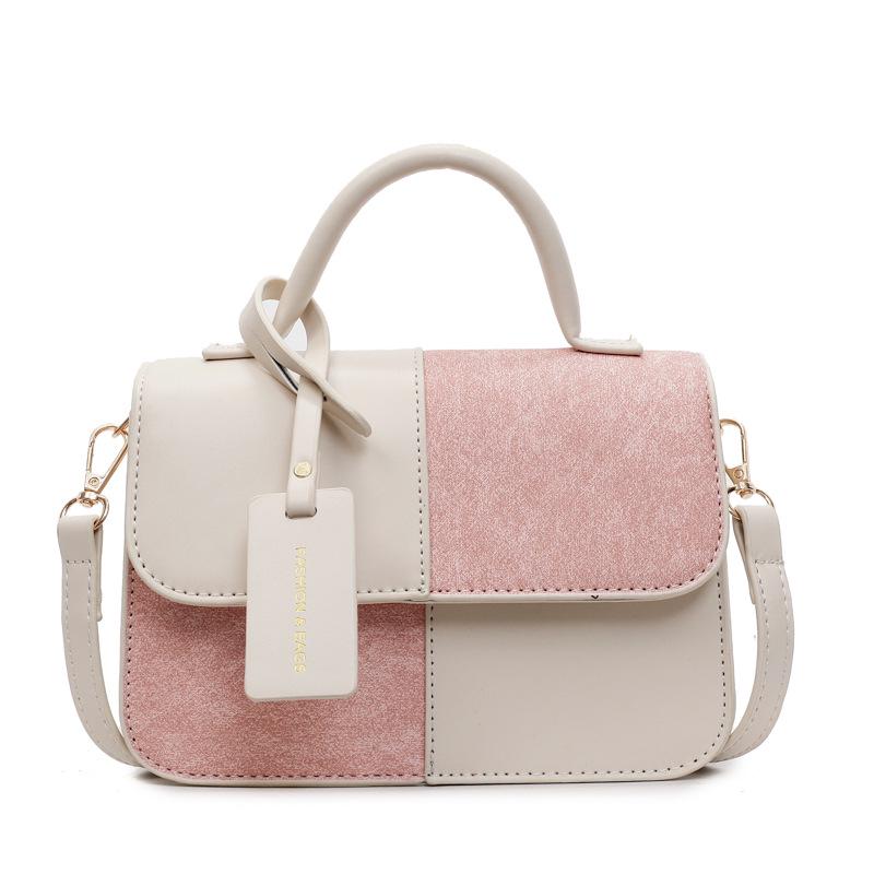 

Retro Patchwork Colorblock Women s Handheld Square Bag - 2025 Fashion Casual Crossbody & Shoulder Bag Small