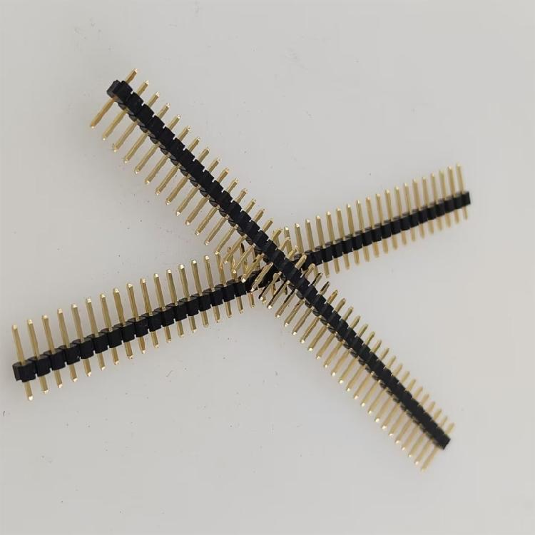 10Pcs 2.54mm Single Row Male Plug Socket Breakaway PCB Board Pin Header Connectors Board Spacer Easy to Install