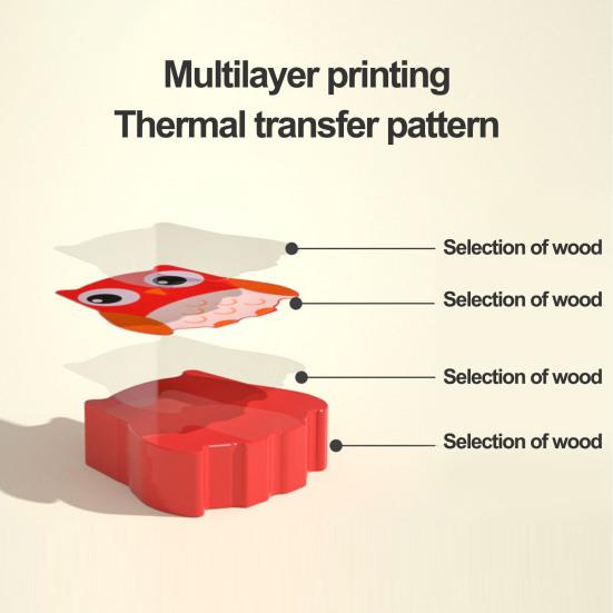 1 sada autíček ve tvaru farmy Sada dřevěných zvířátek Multifunkční párovací párovací bloky pro batolata