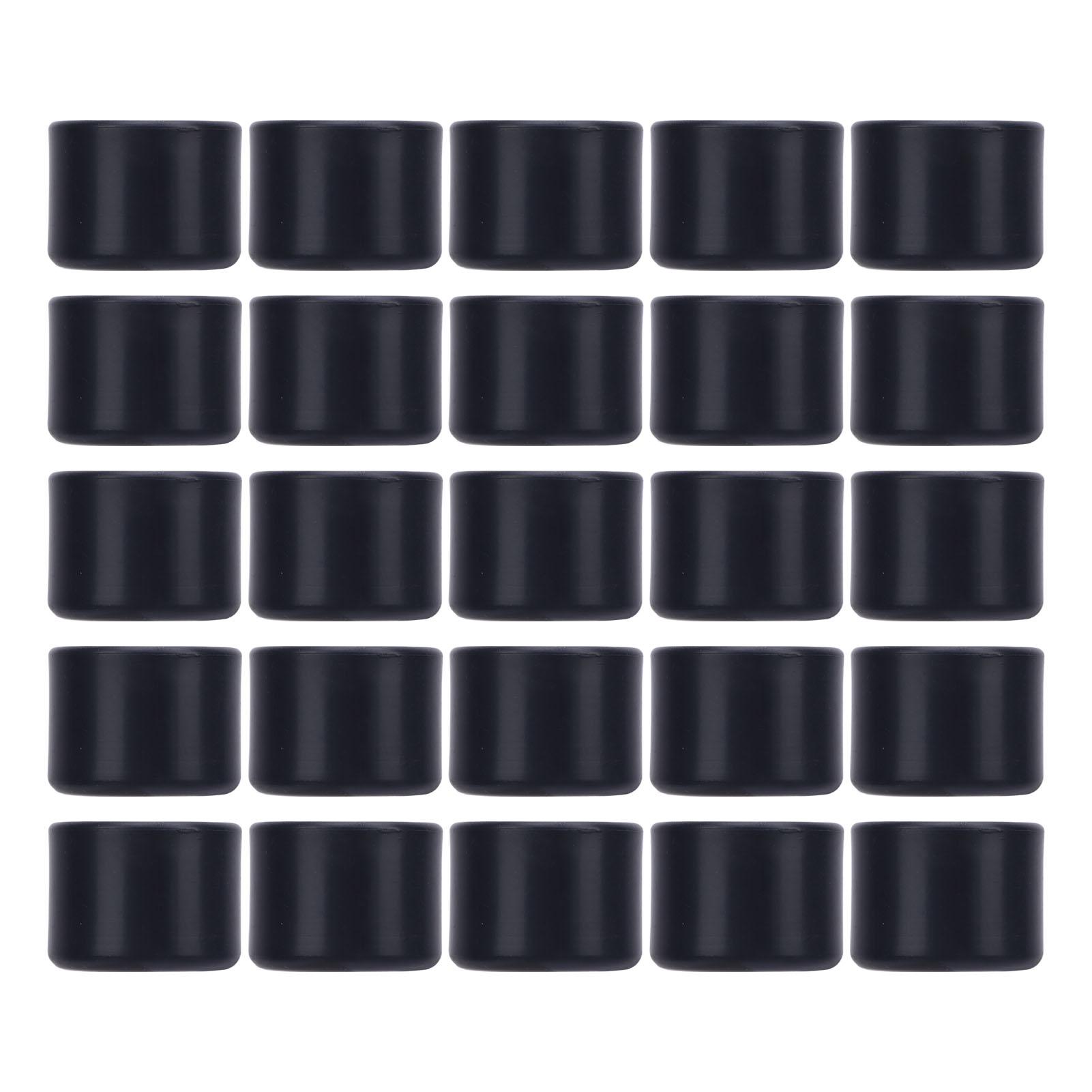 

20 шт. Наконечники для ножек мебели, пластиковые защитные круглые заглушки для концов труб для стульев, столов, тренажеров