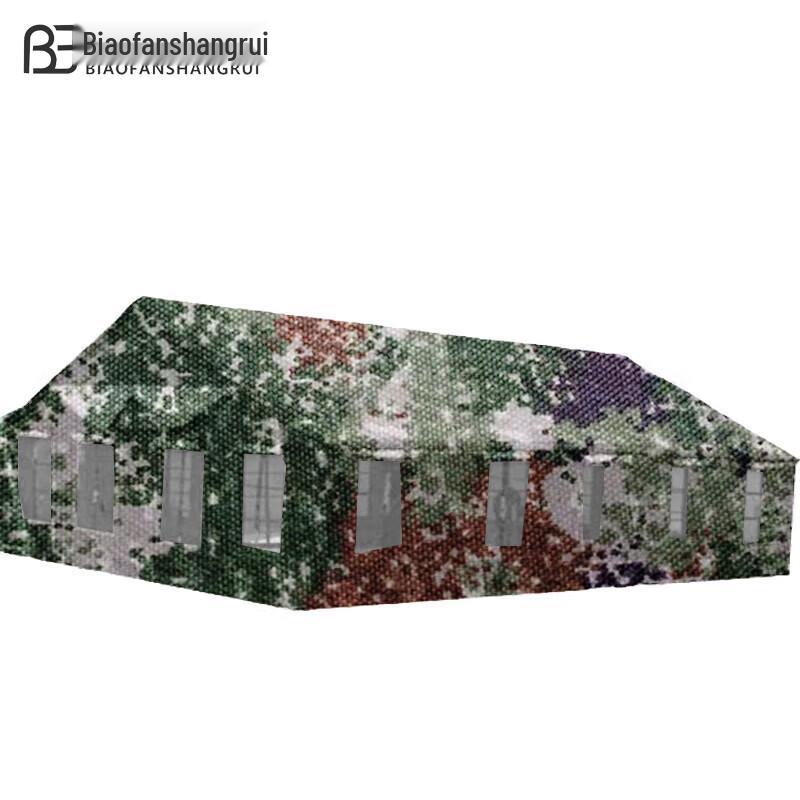 Biaofanshangrui 96 Heavy-Duty Command Canvas Tent Single Tent