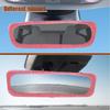 Elastic Plush Auto Rear View Mirror Protector - Stretchy Comfortable Car Rearview Mirror Cover - Automotive Interior Rearview Mirror Decorations -