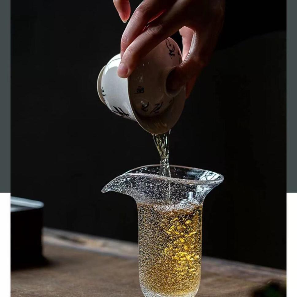 

Handmade Bubble Crystal Glass Cup Tea Pitcher Handmade Justice Cup Flower Tea Fair Mug Tableware Craft Supplies 101-200ml