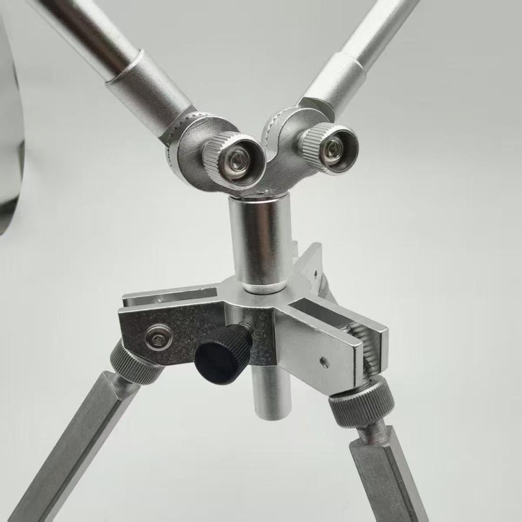 Foldable All-Terrain Ice Fishing Rod Tripod with Horn Head and Ground Stake