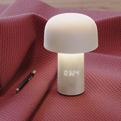 Creative Mushroom Time Table Lamp USB Charging Dimming Student Dormitory Bedroom Touch LED Atmosphere Minimalist Bedside Lamp