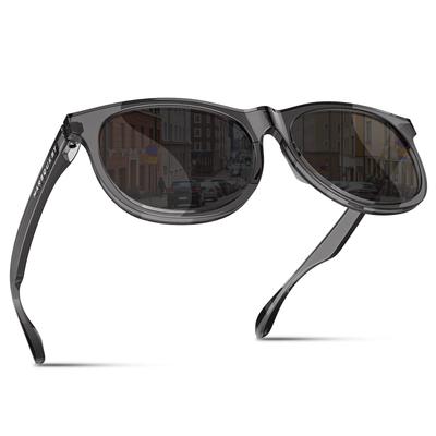 [MARSQUEST] Men's Polarized Sunglasses, Driving Sunglasses, Wellington Style, UV400 UV Protection, Motorcycle Sunglasses, Impact Resistant, Unisex, Mo