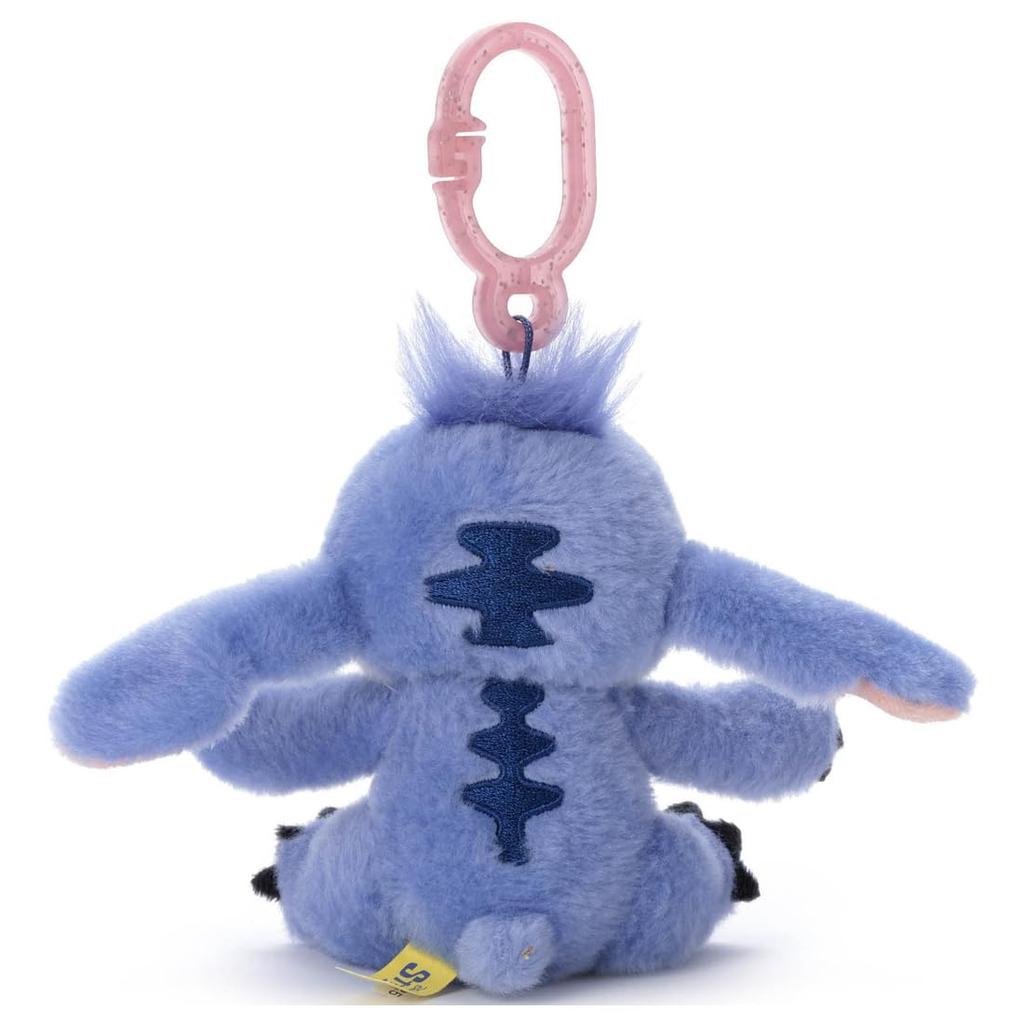 TAKARATOMY A.R.T.S Disney Character Live-Action Movie Lilo & Stitch Plastic Hook Mascot Stitch Plush Toy Approximately 11cm Tall