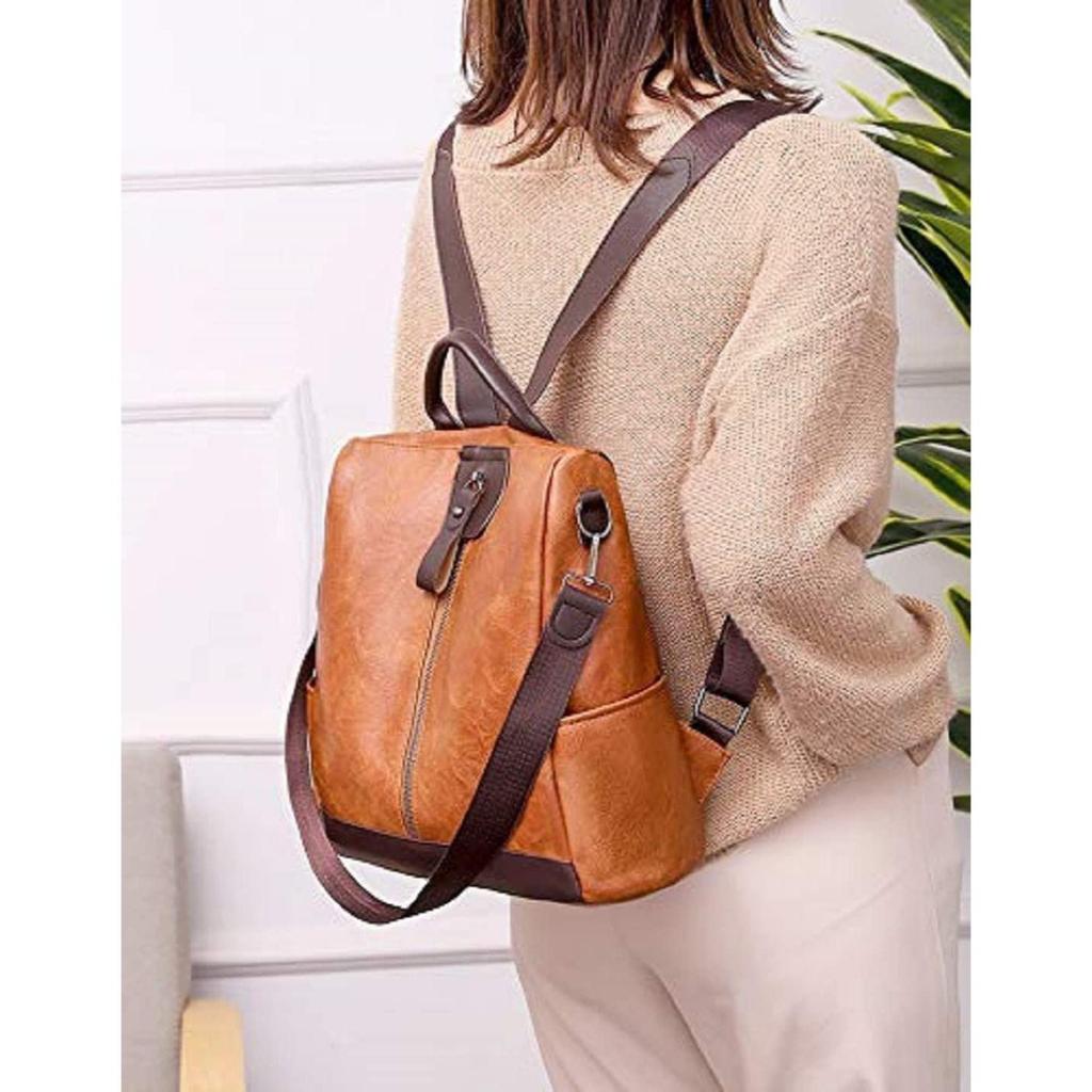 Prémiový kožený konvertibilný batoh Kabelka Sling Bags pre ženy