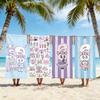Cartoon Pink E-Esther B-Bunny Towel For Swim Yoga Gym Quick Drying Soft and Skin-friendly Beach Towels All-Season