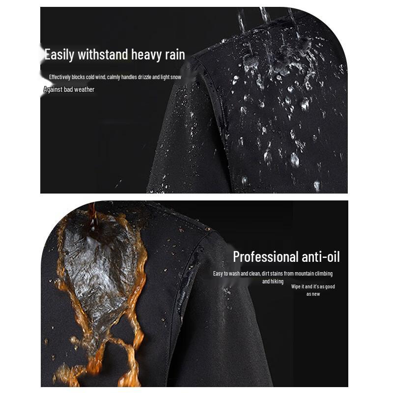 Zhan Ge Outdoor Unisex 3-in-1 Storm Jacket with Fleece Liner