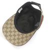 Excellent GUCCI Cap GG Canvas Web Line Baseball Beige Polyester Mens 200035 Used