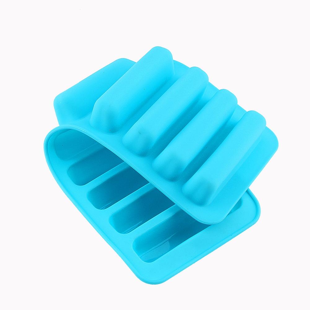 Colorful Cylinder Ice   Tray Freeze Mould Fondant Chocolate Mold Make Silcone