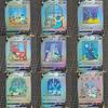 Pokemon Eeveelution ACG DIY Self Control Collect Signature Trading Flash Card Anime Cartoon Gift