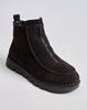 Winter Boots Allsy 76563 36 Chocolate Suede Wool