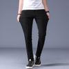 Casual Mens Stretch Cotton Slim Fit Pants For Summer Daily Wear