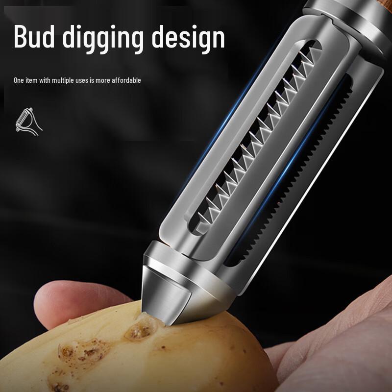 Jiwanggu Stainless Steel Y-Shaped Peeler Set