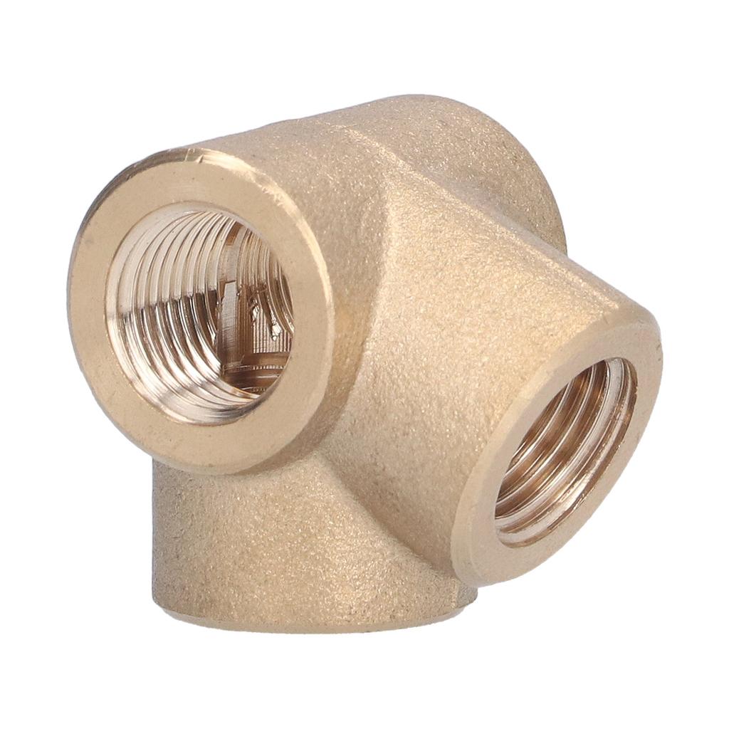 4?Abzweigstück Seitenausgang Langlebig Robust Feine Verarbeitung Korrosionsbeständig Spiralförmig Vier?Weg Eisenrohrverschraubung