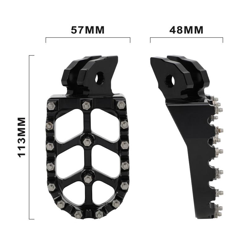 Aluminum Alloy Non-Slip Foot Pegs SURRON Hyper Bee Electric Dirt Bike Aftermarket Upgrade