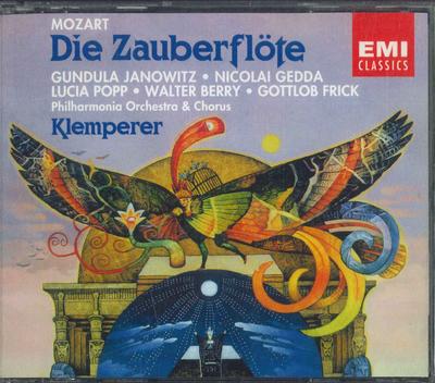 CD RÓŻNI - Mozart Czarodziejski Flet Klemperer Tak FECC400623 TOSHIBA EMI Japonia Klasyczny Używany