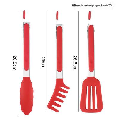 Zhishi Silicone Food Tongs 3-Piece Set