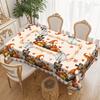 Pastoral Table Cloth, Pumpkin Dwarf Pattern, Makes The Table Full Of Autumn Vitality Polyester Rectangular Tablecloth