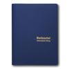 Horizontal Opening Mouse Pad Notebook April PU Leather Specification Made In Japan All-in-one [Starting 2025] (Royal Navy)