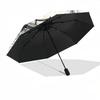 1pc Glasses Sheep Automatic Folding Umbrella Automatic Open/Close, 8-Rib Durable Frame, Compact Travel Umbrella Suitable027