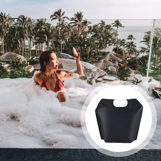 3 pezzi di sacchetti per il bagno di ghiaccio, borsa per l'acqua riutilizzabile per bagni di ghiaccio, sacchetti per stampi per ghiaccio portatili da 5 litri per la terapia di immersione a freddo, grandi stampi per ghiaccio, borse per l'idratazione per i muscoli